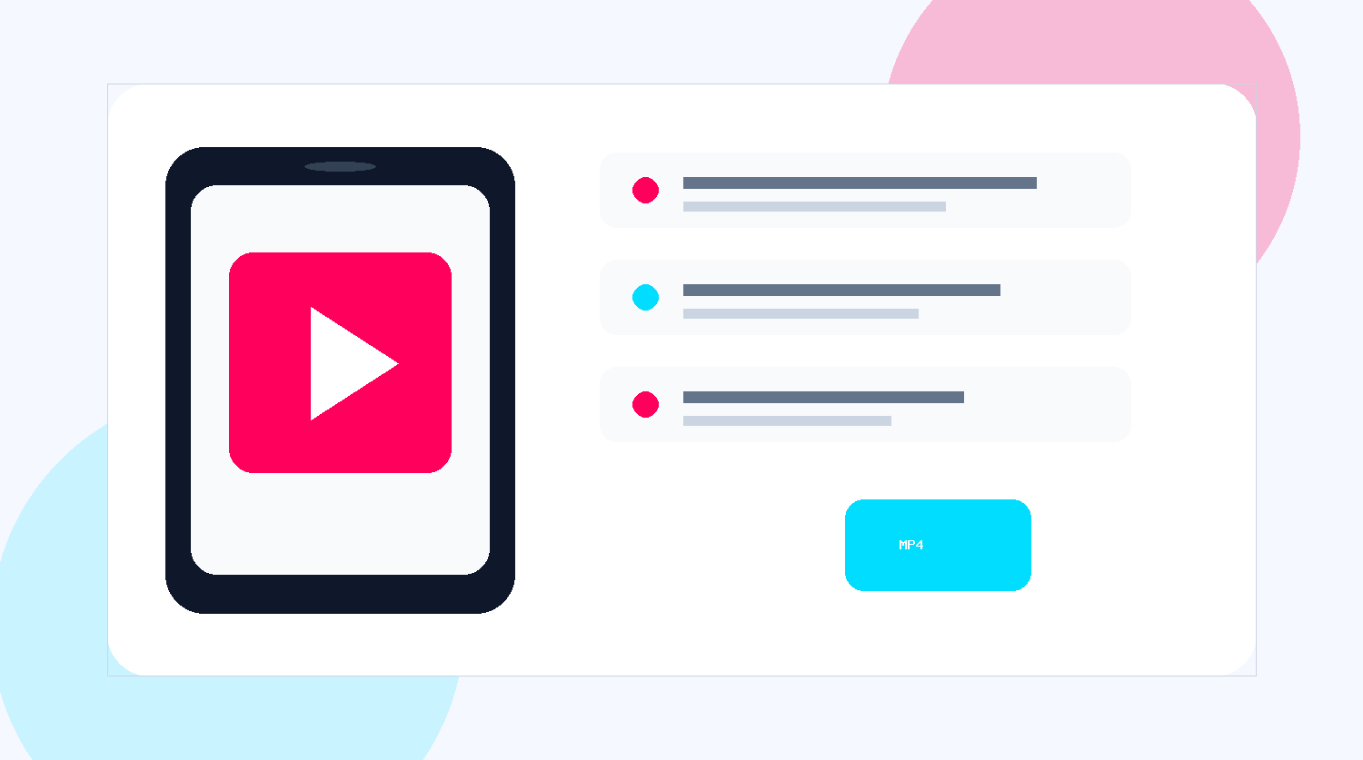 Tai video Douyin illustration