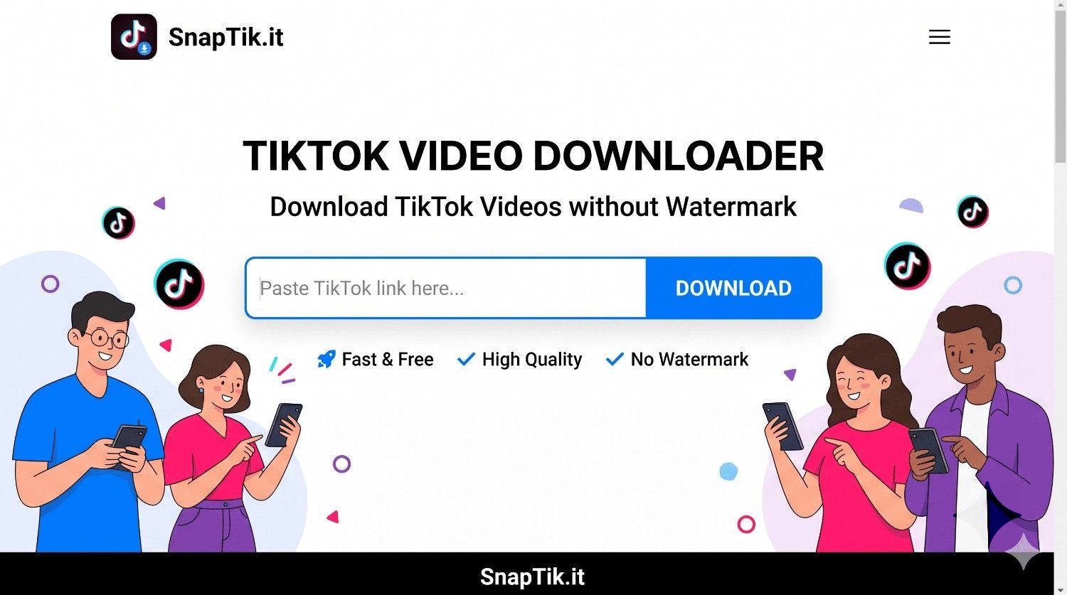 Xem truoc bai viet downloader TikTok khong watermark